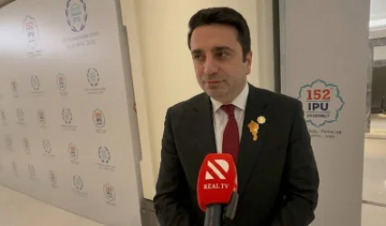 ՏԵՍԱՆՅՈՒԹ. Ալեն Սիմոնյանը` ադրբեջանցի գործընկերոջ հետ հանդիպման մասին