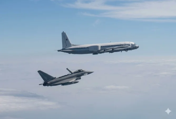 ՆԱՏՕ-ի կործանիչը որսացել է ռուսական ինքնաթիռ