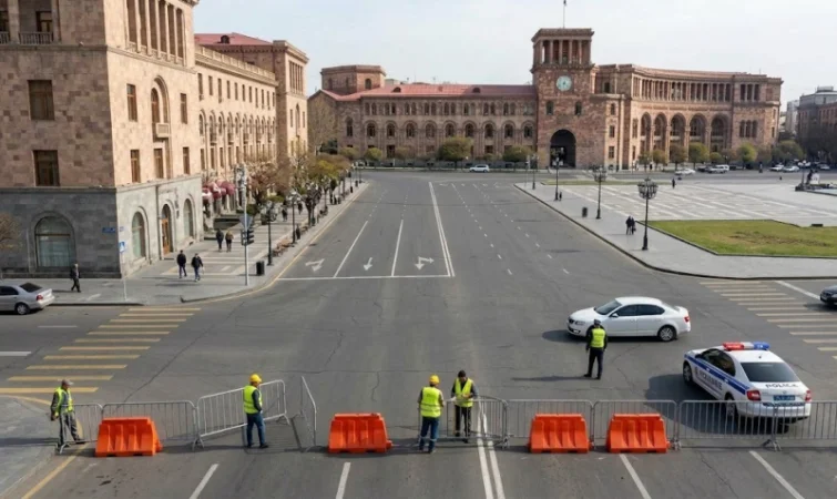 Ապրիլի 25-ին Երևանի կենտրոնում երթևեկությունը կսահմանափակվի