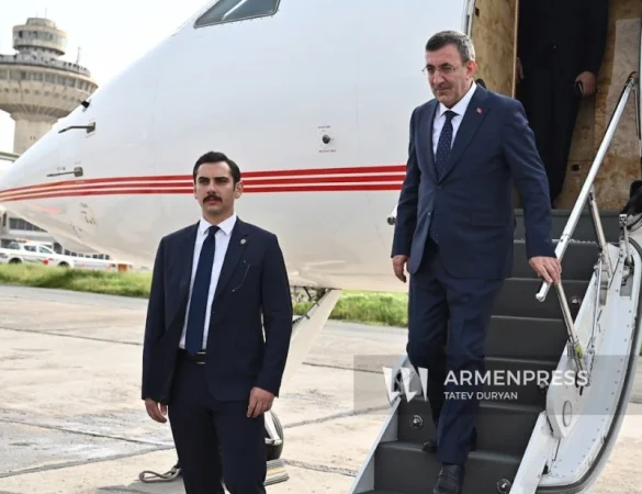 Երևան ժամանեց Թուրքիայի փոխնախագահը