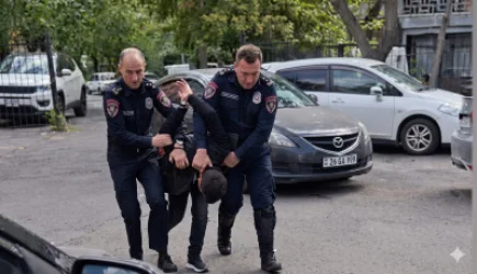 ՏԵՍԱՆՅՈւԹ. Ինչպես են ձերբակալում «Nissan»-ի վարորդին նվաստացնող 19-ամյա երիտասարդին 