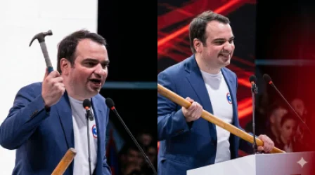 Символ Армении – молот, который Никол Пашинян качает над народом. Нарек Карапетян
