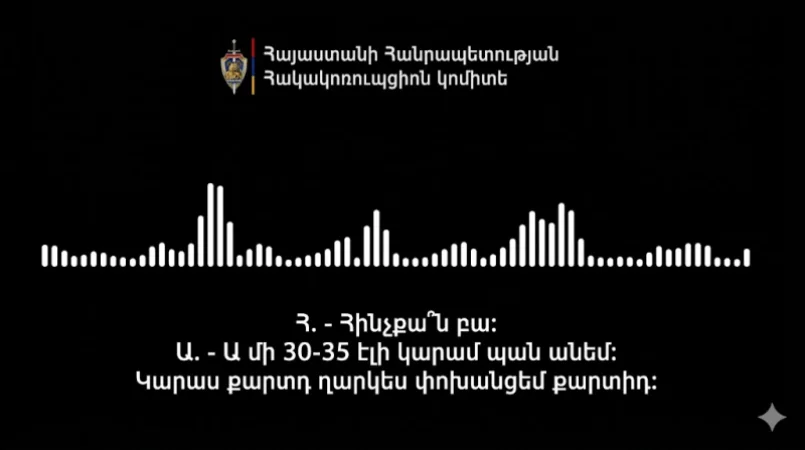 ՍԿԱՆԴԱԼԱՅԻՆ ՁԱՅՆԱԳՐՈՒԹՅՈՒՆ․ 30 հազար ա մարդը․ հա, դու խնդիր չունես, ես ծախսերն անում եմ