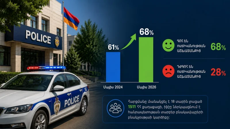 13:00 Լուրերը մեկ տողով. Ոստիկանության ռեկորդային վստահությունից մինչև Ռոնալդինյոյի անսպասելի այց