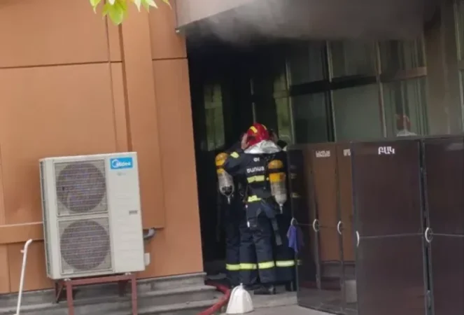 Հրդեհ` Խանջյան փողոցում գտնվող սննդի կետում