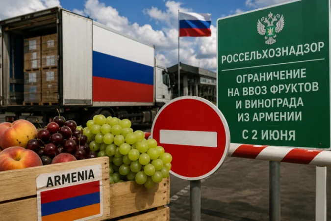 ՌԴ-ում կսահմանափակվի հայկական կորիզավոր մրգերի և խաղողի ներմուծումը 