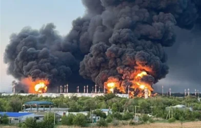 Էնգելսի օդանավակայանի մոտակայքում գտնվող նավթաբազան հարձակման է ենթարկվել