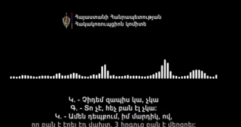 ՁԱՅԱՆԳԱՐՈՒԹՅՈՒՆ. Չիդեմ զապիս կա, չկա. Տո չէ հեչ բան էլ չկա
