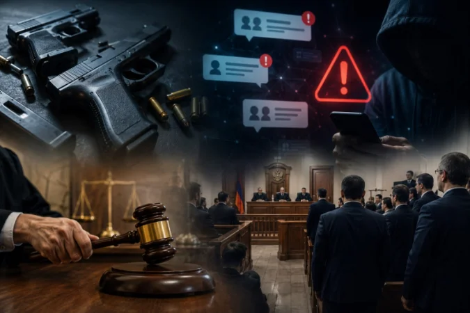 19:00 Լուրերը մեկ տողով. Զենքի ու թմրանյութերի հայտնաբերում, կեղծ հաղորդագրությունների վտանգ, դատական աղմկոտ գործընթաց