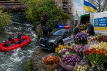 12:00 Լուրերը մեկ տողով. Ինչպես են փրկարարները երեխաներին փնտրում. Հայկական ծաղիկները՝ Ուկրաինայում 
