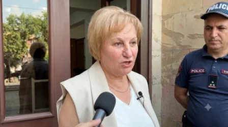 Սեդա Սաֆարյանը հրաժարվել է հարցերին պատասխանելուց՝ նշելով անաչառության ռիսկը