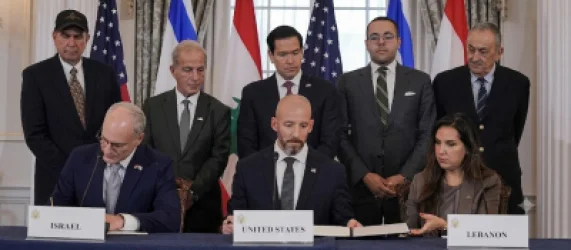 Իսրայելը, Լիբանանը և ԱՄՆ-ը եռակողմ շրջանակային համաձայնագիր են ստորագրել