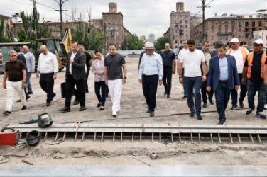 Փաշինյանը ծանոթացել է Կիևյան կամրջի հիմնանորոգման ընթացքին