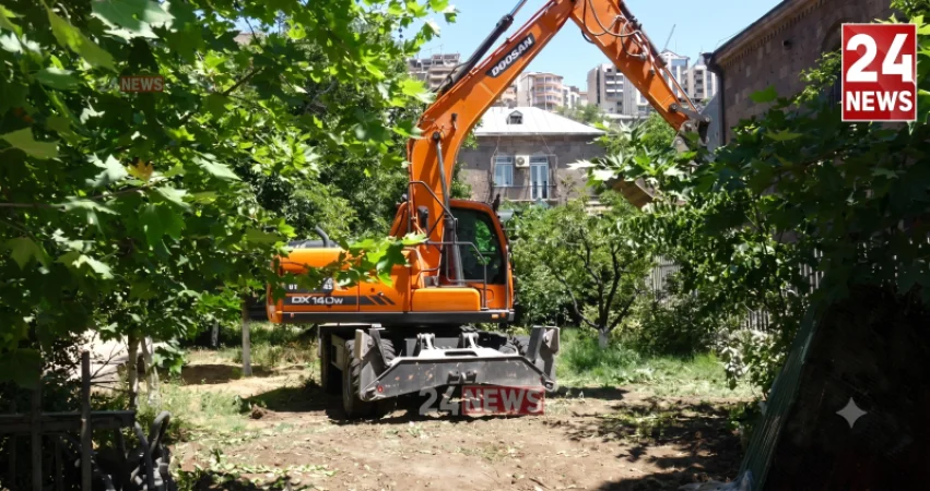 Ծառահատում Բաղրամյան պողոտայում․ բնակիչները ահազանգում են