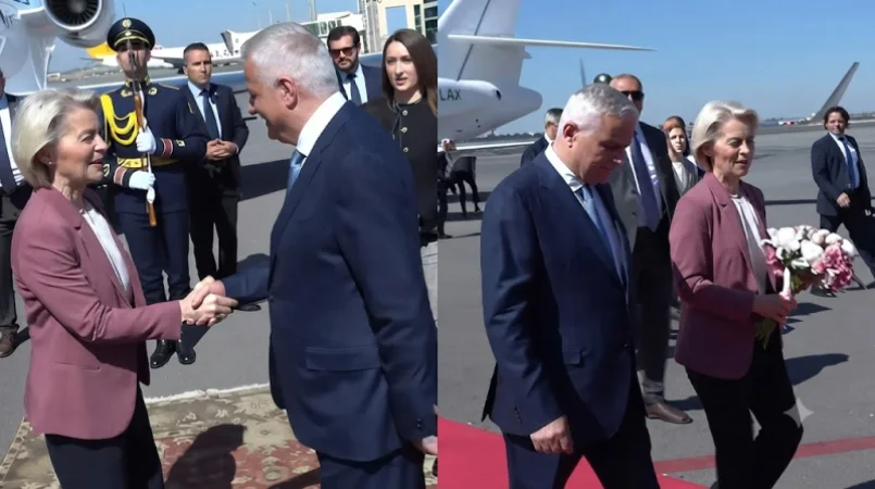Եվրոպական հանձնաժողովի նախագահ Ուրսուլա ֆոն դեր Լայենը ժամանեց Երևան