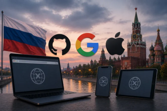 Ռուսաստանում դադարել են բացվել Google-ի, GitHub-ի և Apple-ի կայքերը