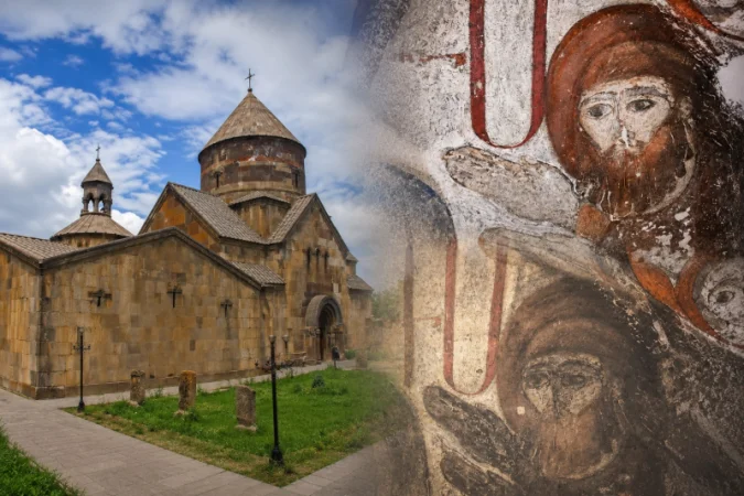 Վերականգնման արդյունքում Կեչառիսի Սբ Գրիգոր եկեղեցու որմնանկարում նոր պատկերներ են բացահայտվել