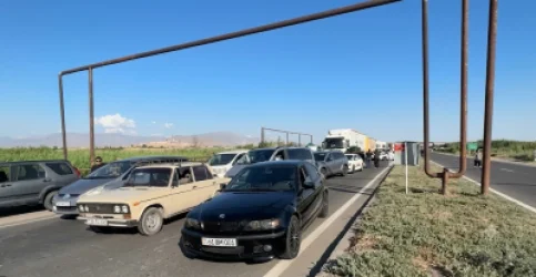 Երևան–Երասխ ավտոճանապարհը ցուցարաները բացել են