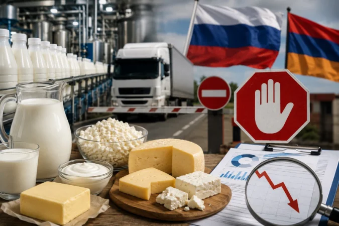 ՌԴ-ի արգելքը վտանգում է հայկական կաթնամթերքի միլիոնավոր դոլարների արտահանումը. FIP