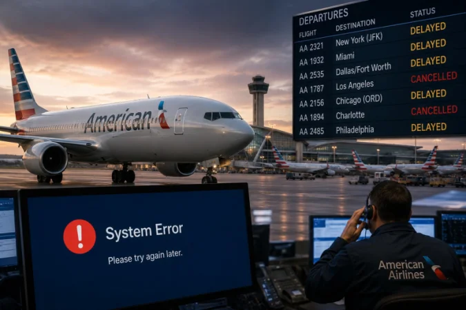 American Airlines-ի ավելի քան 1000 չվերթ է հետաձգվել. մանրամասներ
