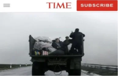 Արցախից բռնի տեղահանվողների լուսանկարը՝ «TIME»-ի տարվա թոփ 100 լուսանկարներում