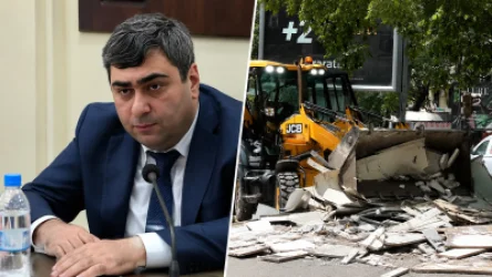 Աբովյան փողոցում ապաստարանի վրա կառուցված ապօրինի շինություններն են քանդում