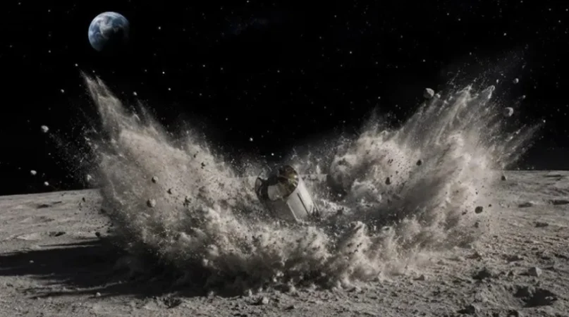 NASA-ն և ESO-ն հաստատել են Falcon 9-ի վերին աստիճանի անկումը Լուսնի մակերեսին