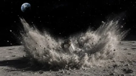 NASA and ESO Confirm Falcon 9 Upper Stage Crash on Moon Surface