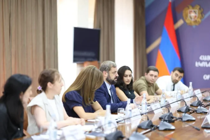 Georgy Papoyan Discusses Progress of €120 Million TRIPP Project with World Bank Representatives