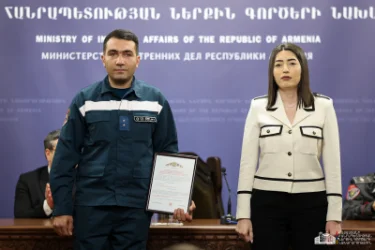 Arman Azaryan Recognized as Rescuer of the Year