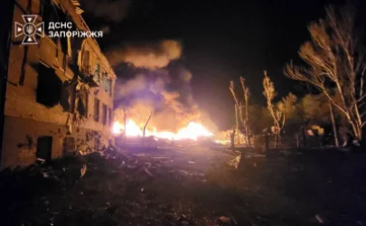Casualties Reported After Nighttime Massive Strikes in Russia-Ukraine Conflict
