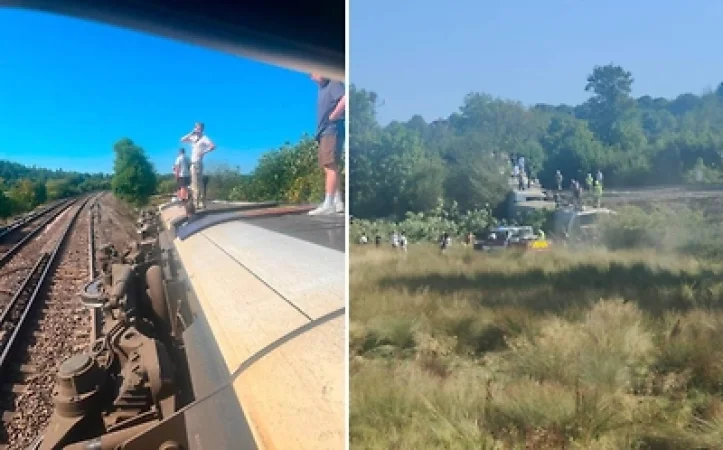 Three Train Carriages Derail in Great Britain, 11 Injured