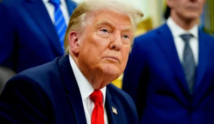 Trump Publishes Map of Hormuz Strait Labeled as 'New U.S. Territory'