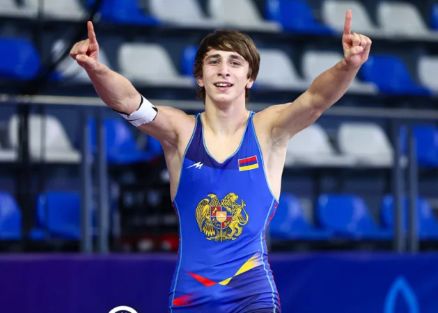 Yurik Mkrtchyan Wins Bronze Medal at World Greco-Roman Wrestling Championships