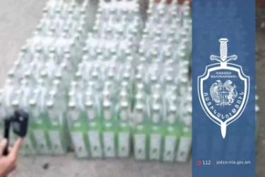 Ոստիկանները ապօրինի ձեռնարկատիրության դեպք են բացահայտել․ առգրավվել է մեծ քանակի կեղծ խմիչք