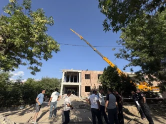 Նոր Հաճնում ավտոկռունկի ընկնելու դեպքի առթիվ նախաձեռնվել է քրեական վարույթ. երկու անձ ձերբակալվել է