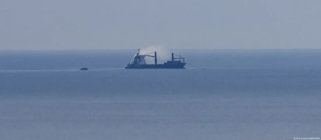Ukraine Strikes Cargo Ships Transporting Grain in the Black Sea