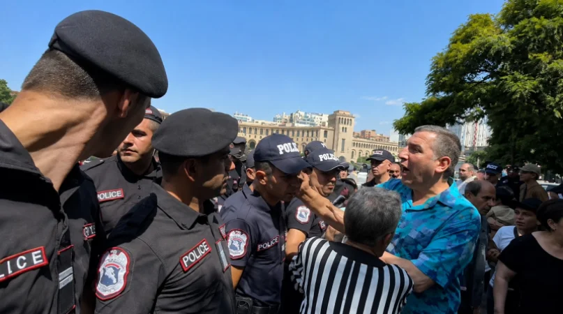 Citizen Who Slapped Police Officer During Rally Arrested; Criminal Proceedings Initiated