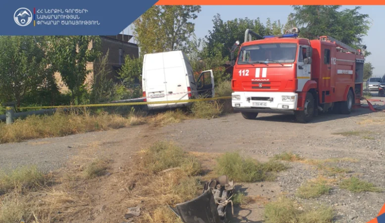 Արմավիր-Երևան ճանապարհին երկու մեքենա է բախվել․ մեկ մարդ մահացել է