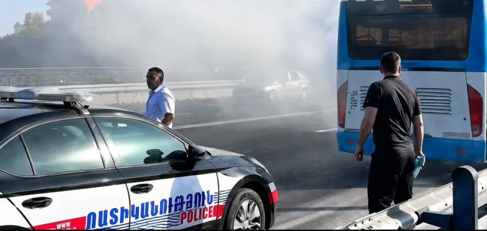 The Cause of the Bus Fire on the Kiev Bridge is Known