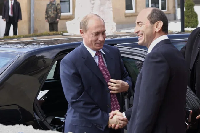 Путин поздравил Роберта Кочаряна с днем рождения