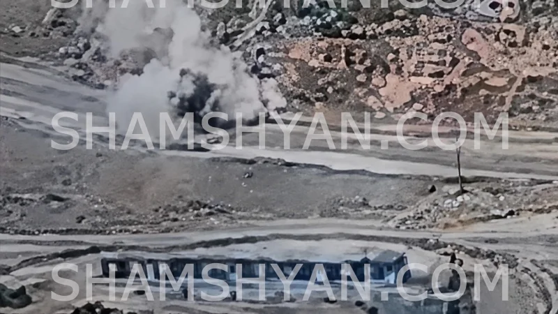 Video: How a Truck Carrying Ore Overturned at Zangezur Copper-Molybdenum Combine