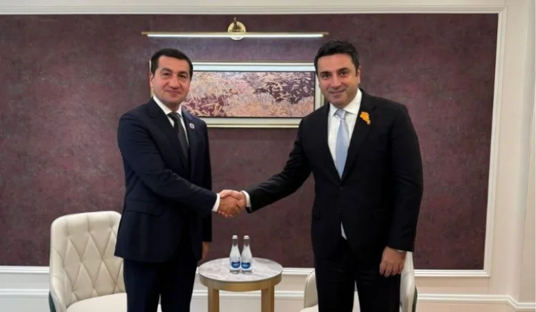 Meeting Held in Bishkek Between Alen Simonian and Hikmet Hajiyev