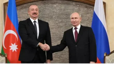 Putin and Aliyev Hold Meeting