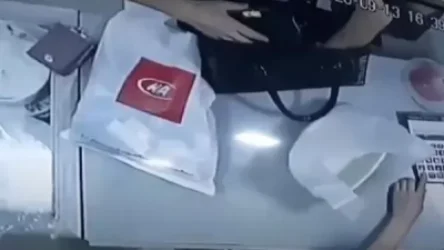 ՏԵՍԱՆՅՈՒԹ. Ինչպես է կինը գողանում սուպերմարկետի վաճառողուհու դրամապանակը