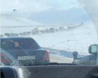 ՏԵՍԱՆՅՈՒԹ․ Արագածոտնում խոշոր վթարի հետևանքով առաջացած խցանումը