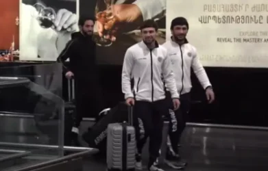 ՏԵՍԱՆՅՈՒԹ. Ինչպես են «Զվարթնոց» օդանավակայանում դիմավորել Եվրոպայի չեմպիոններին