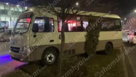 Վարորդն իջել է 30-ից ավելի ուղևորով ավտոբուսից. ինքնաբերաբար առաջ է ընթացել, կոտրել ծառեր