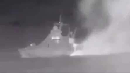 ՏԵՍԱՆՅՈՒԹ. Կադրեր` «Սերգեյ Կոտով» նավի վրա ուկրաինական ԱԹՍ-ների հարձակումից