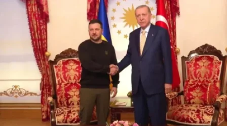 ՏԵՍԱՆՅՈՒԹ. Թուրքիայում՝ փակ ձևաչափով, հանդիպել են Ռեջեփ Թայիփ Էրդողանը և Վլադիմիր Զելենսկին